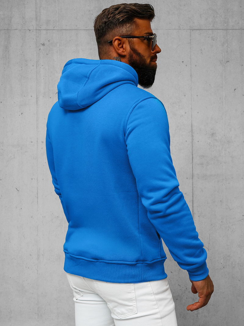 Men's Hoodie - Blue OZONEE JS/2009Z