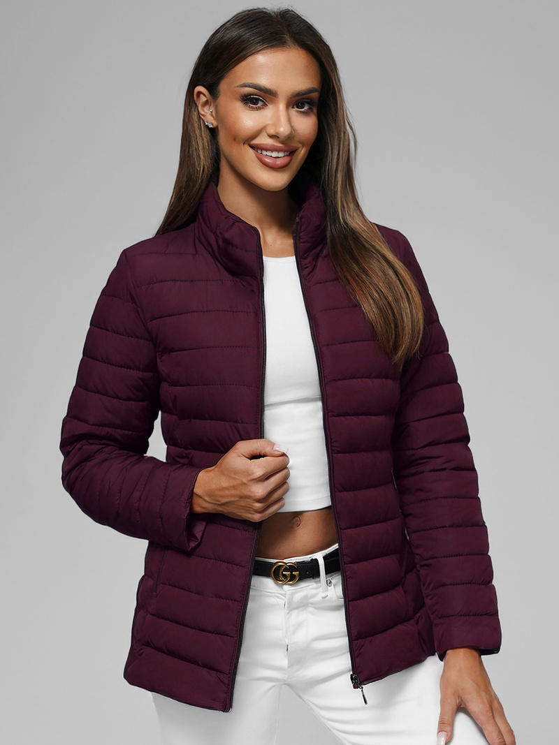 Women's Jacket - Dark Burgundy OZONEE JS/16M9109/01