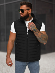 Men's gilet - black OZONEE JS/31M5063/392