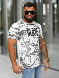 Men's T-shirt - White OZONEE O/MPO3470