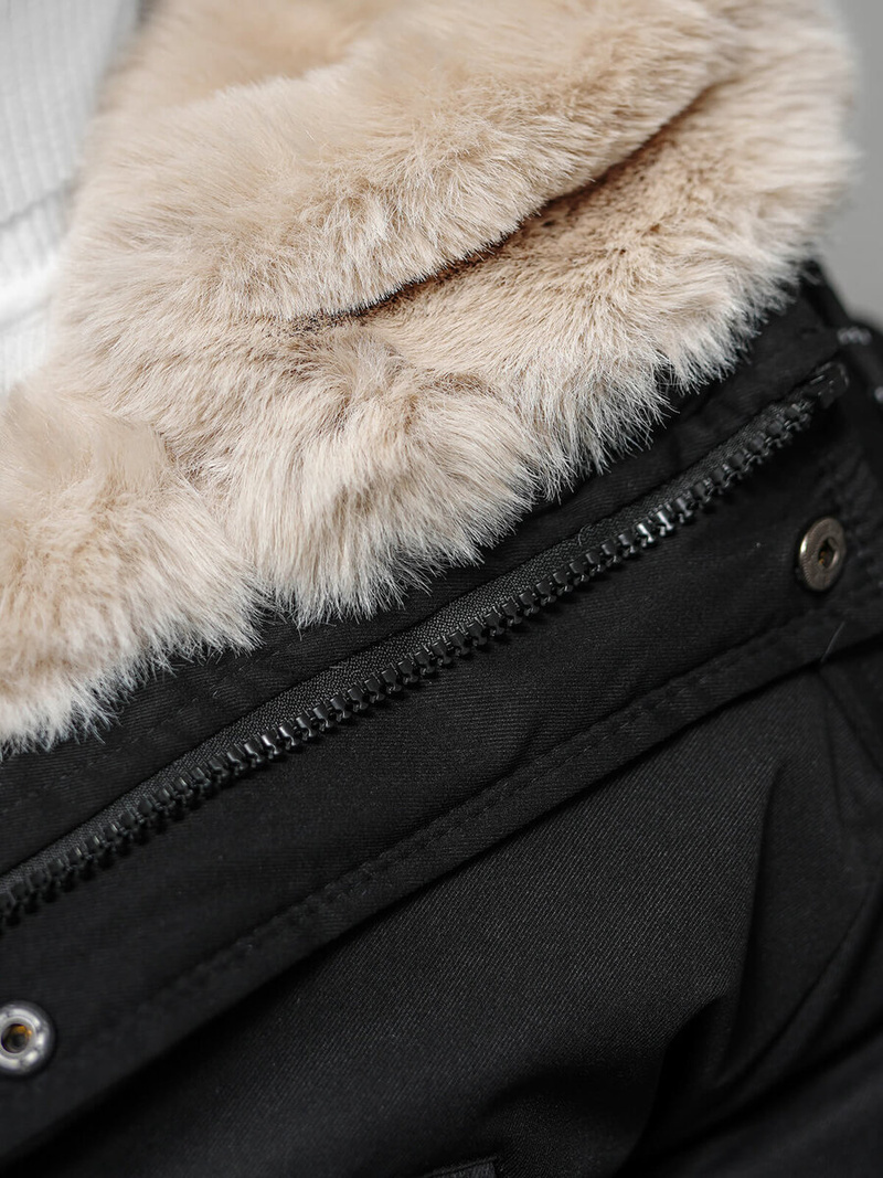 Men's Winter Jacket - Black OZONEE JS/5M120/392