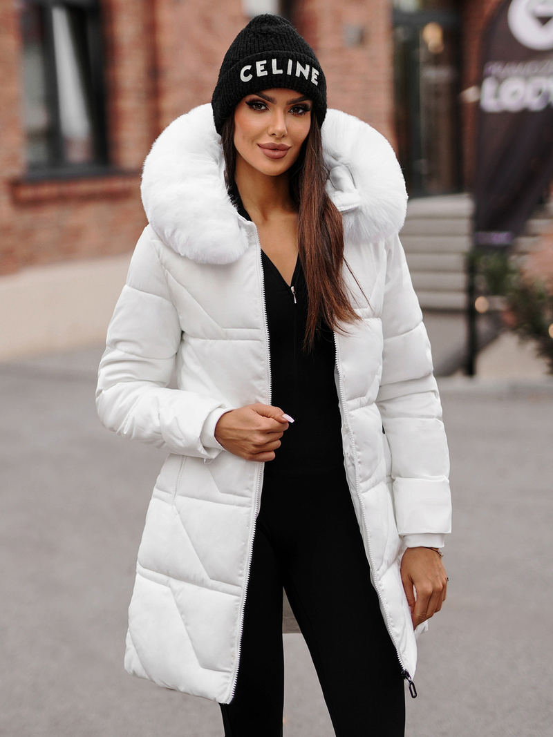 Women's Jacket - White OZONEE JS/16M9099/281