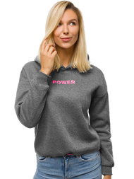 Women's Hoodie - Anthracite OZONEE JS/KSW2028