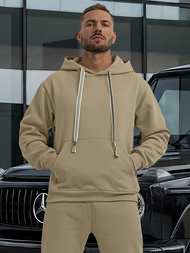 Men's Tracksuit - Beige OZONEE O/3C582AB