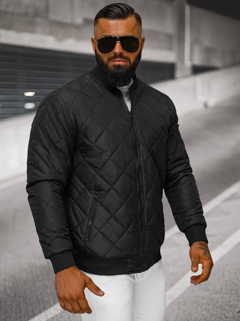 Men's Jacket - Black OZONEE JS/MY01Z