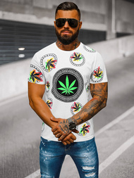 Men's T-shirt - White OZONEE O/T135/1