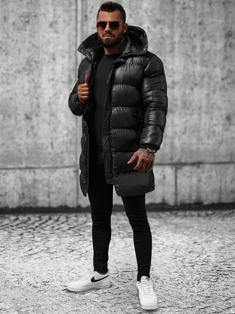 Men's Winter Jacket - Black OZONEE O/M800Z