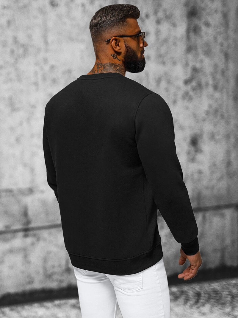 Men's Sweatshirt - Black OZONEE NB/MF2013