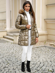 Women's Jacket - Gold OZONEE JS/16M9120/403Z