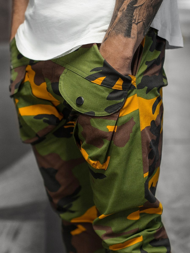 Men's Joggers - yellow-khaki OZONEE G/11144