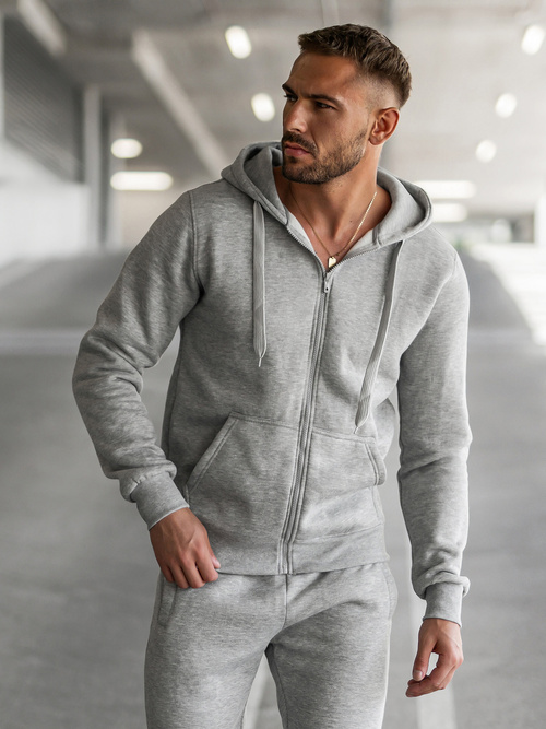 Men's Tracksuit - Grey OZONEE JS/68C10386/2Z