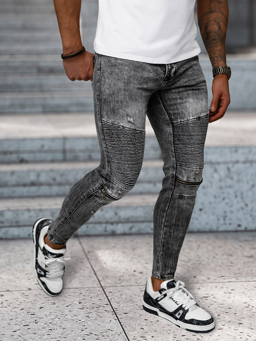 Men's Jeans - Black OZONEE NB/MP0069N