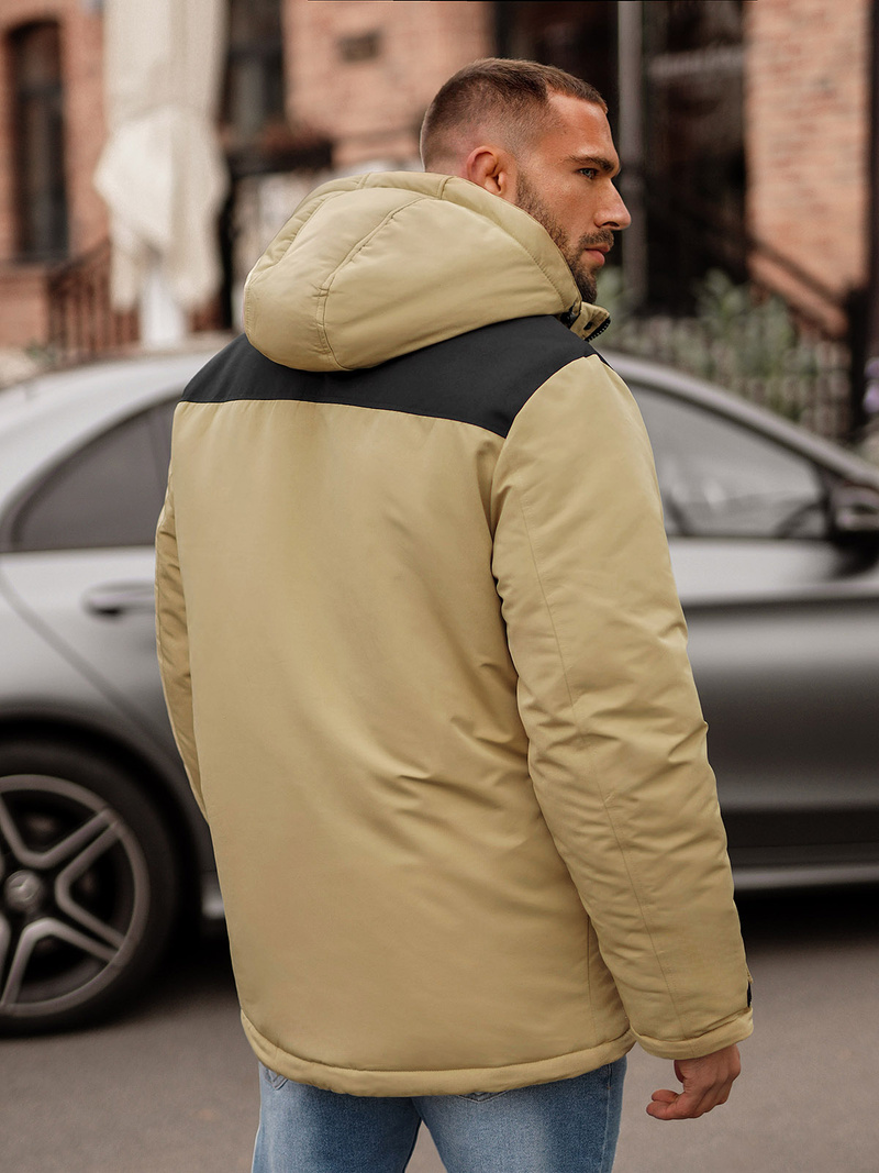 Men's Jacket - Beige OZONEE JS/22M322/62Z