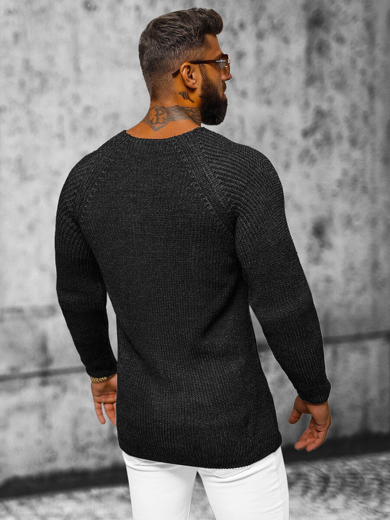 Men's Jumper - Black OZONEE L/2492
