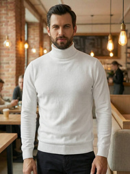 Men's Jumper - White OZONEE JS/59B3603/1