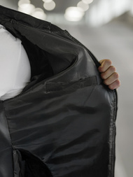 Men's Jacket - Black OZONEE JS/8M985/392Z