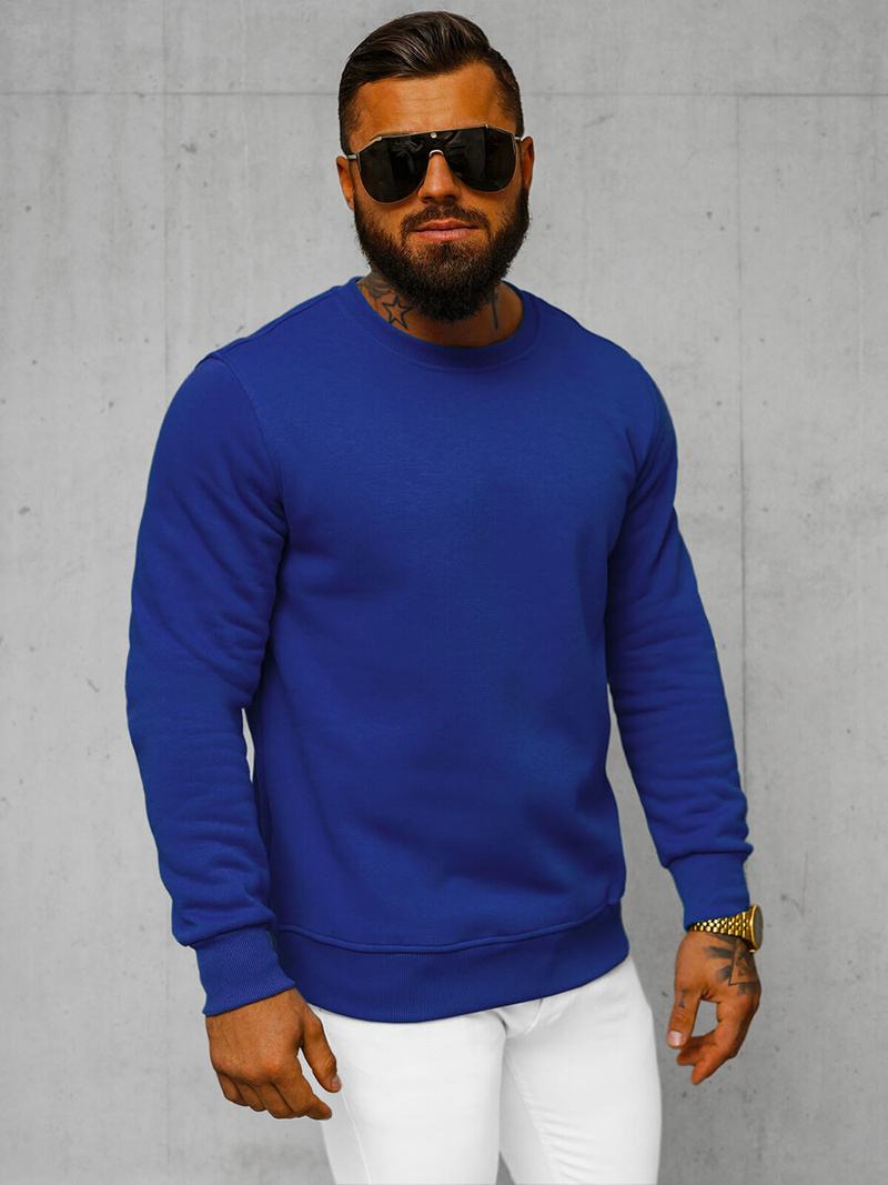 Men's Sweatshirt - Cobalt OZONEE JS/2001-10Z