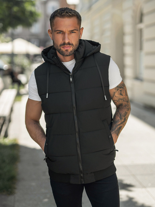 Men's Gilet - Black OZONEE JS/32M1780/392