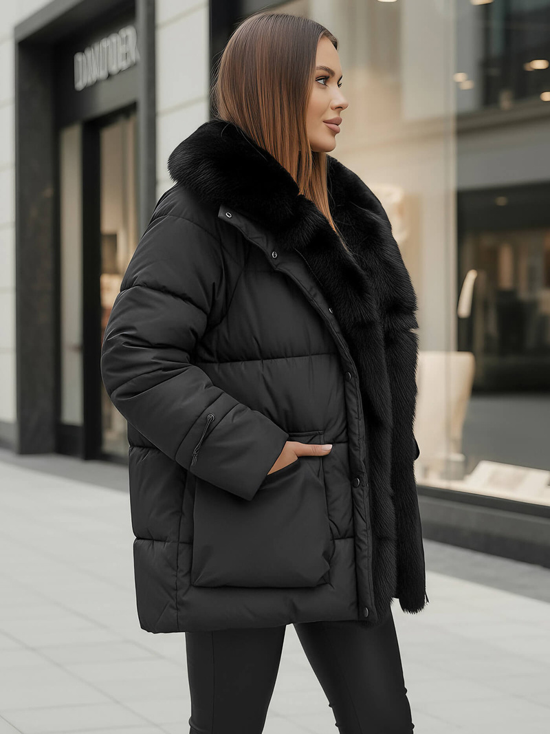 Women's Jacket - Black OZONEE JS/16M9185/392Z