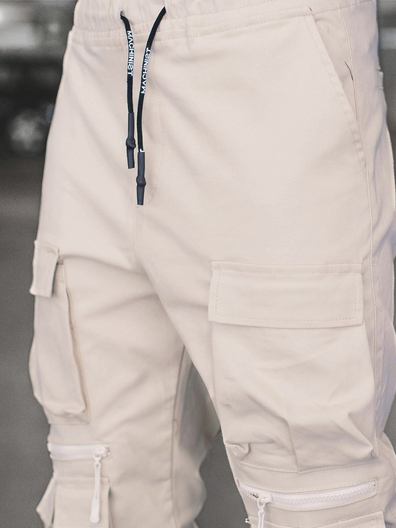 Men's Joggers - Ecru OZONEE MACH/5011