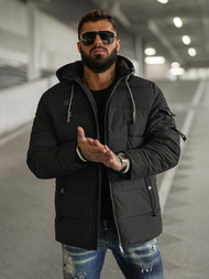 Men's Jacket - Black OZONEE JS/57M7502/392Z