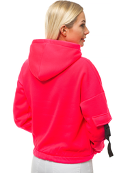 Women's Hoodie - pink-neon OZONEE O/12104