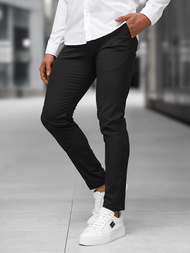 Men's Chinos - Black OZONEE DJ/5526Z
