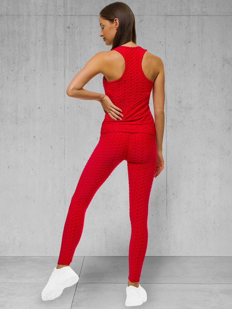 Two-piece tracksuit set Red OZONEE JS/YW88037/5