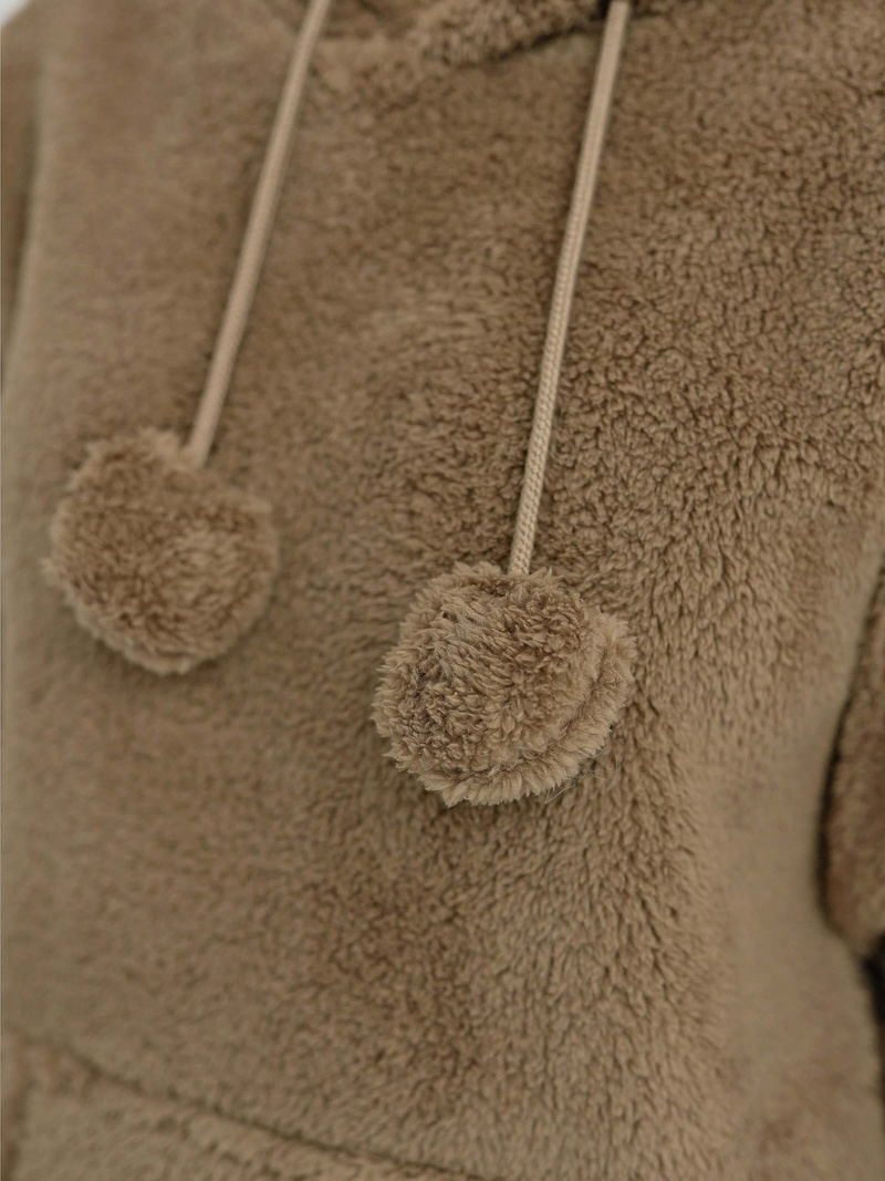 Women's Hoodie - Camel OZONEE JS/HH192/157