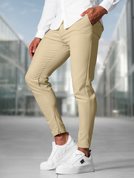 Men's Chinos - Beige OZONEE DJ/3300Z