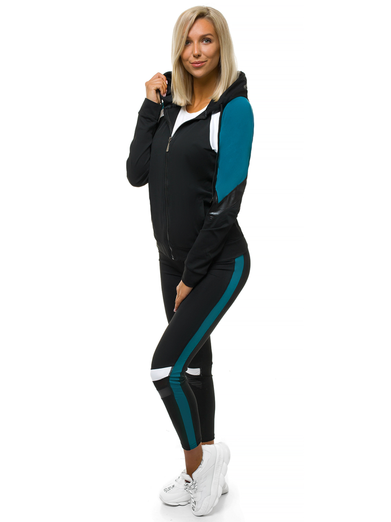 Two-piece tracksuit set Black OZONEE JS/YW06007/1/18