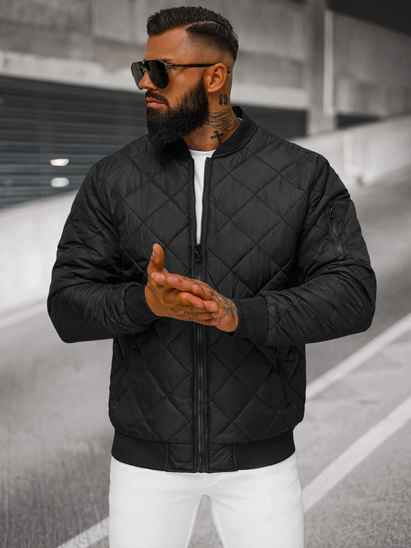 Men's Jacket - Black OZONEE JS/MY01Z