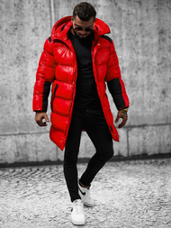 Men's Winter Jacket - Red OZONEE O/M800Z
