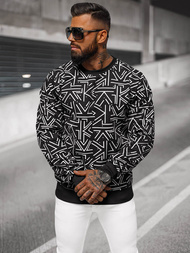 Men's Sweatshirt - Black OZONEE JS/8B1219/3