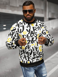 Men's Sweatshirt - White OZONEE JS/8B1220/1