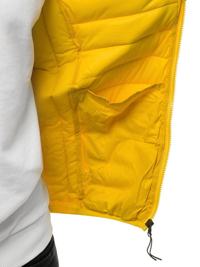 Men's Gilet - Yellow OZONEE JS/HDL88001Z