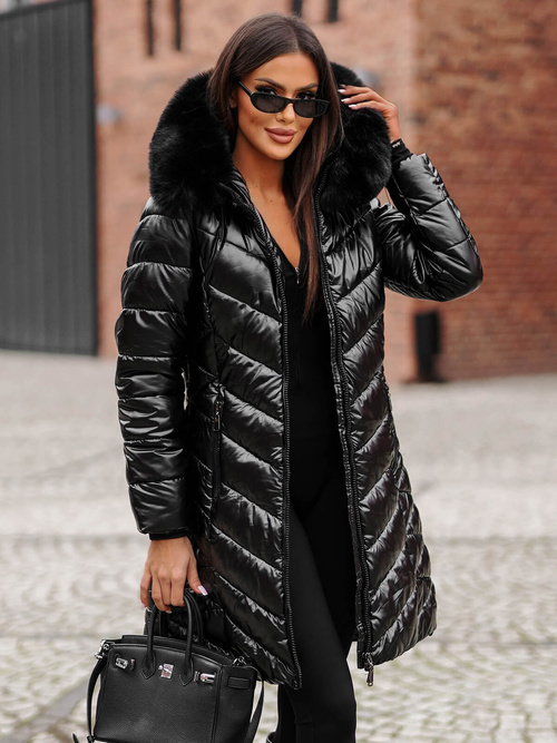 Women's Jacket - Black OZONEE JS/16M9100/392Z