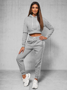 Two-piece tracksuit set grey OZONEE JS/8C67/2