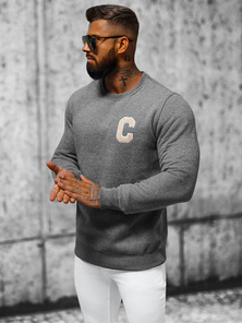 Men's Sweatshirt - Anthracite OZONEE NB/MF2019