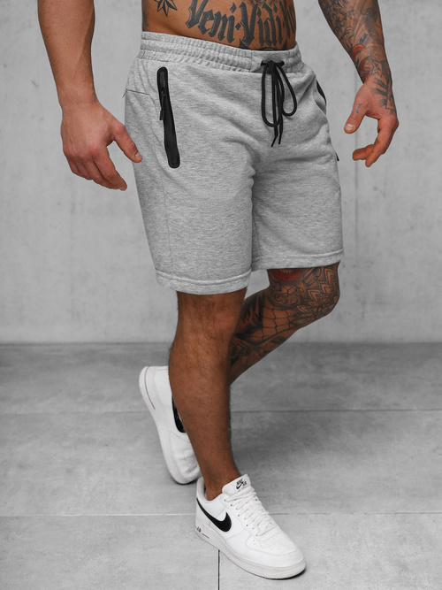 Men's shorts - grey OZONEE JS/17K532/2