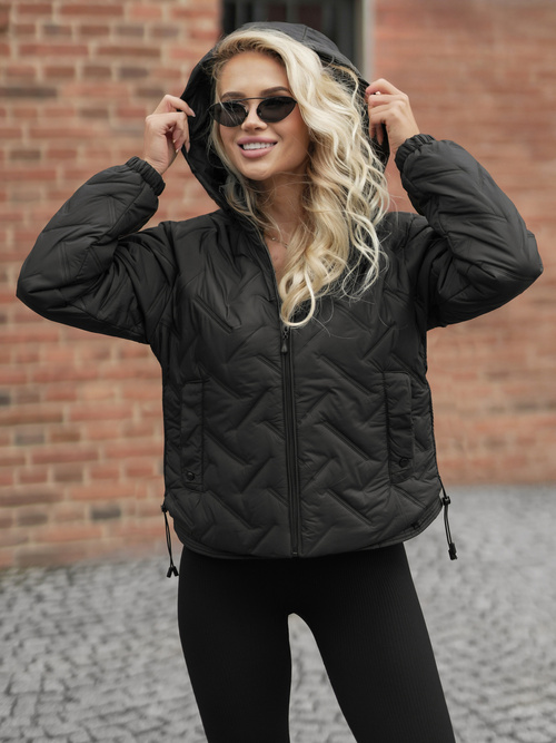 Women's Jacket - Black OZONEE JS/16M9315/392AZ