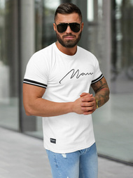 Men's T-shirt - White OZONEE O/QS11628