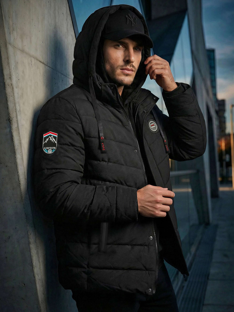 Men's Jacket - Black OZONEE JS/31M5081/392