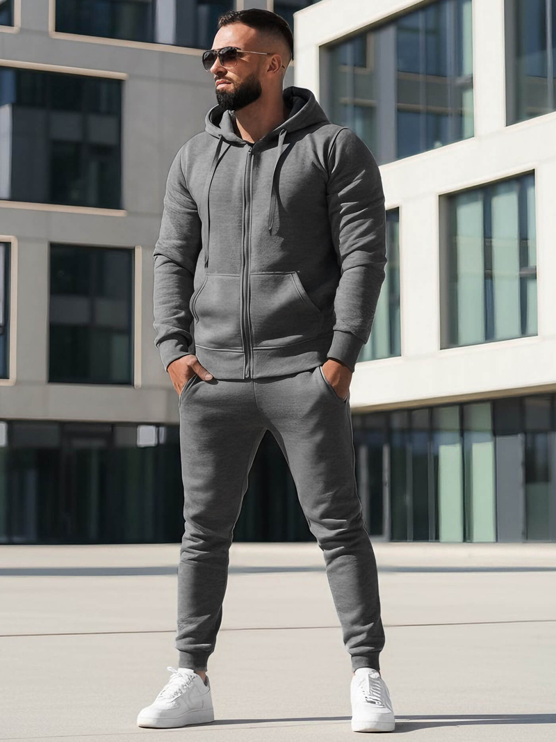 Men's Tracksuit - Anthracite OZONEE JS/68C10386/5Z