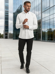 Men's Shirt - White OZONEE V/V180