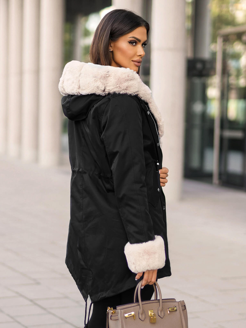 Women's Jacket - Black OZONEE JS/M763/392Z