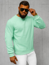Men's Sweatshirt - Mint OZONEE JS/2001-10Z