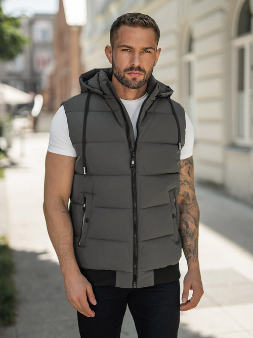 Men's Gilet - Anthracite OZONEE JS/32M1780/105