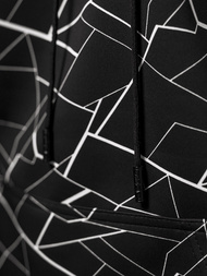 Men's Hoodie - Black OZONEE JS/8B1235/3