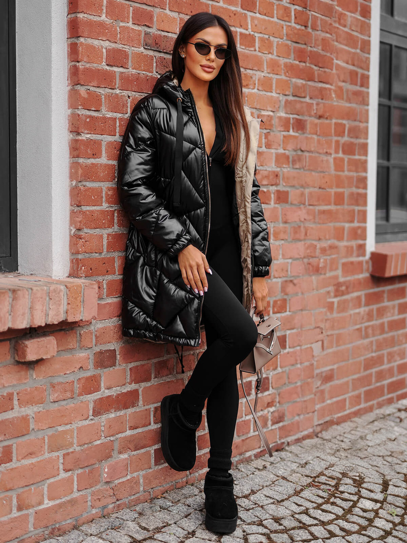 Women's Jacket - Black OZONEE JS/5M3189/392Z
